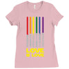 Lightsaber Rainbow - Love Is Love Ladies Fitted T-Shirt