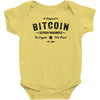 Bitcoin Satoshi Nakamoto In Crypto We Trust Baby Onesie