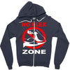 no flex zone arm gym workout Zipper Hoodie