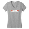top gun logo cool retro Women's V-Neck T-Shirt