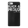 black and proud iPhone 7 Case