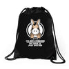 not stubborn Drawstring Bags