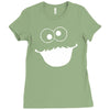 cookie monster Ladies Fitted T-Shirt