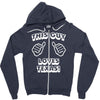 this guy loves texas Zipper Hoodie