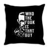 Who the Fook Is That Guy, McGregor VS Alvarez Throw Pillow