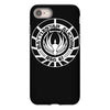 battlestar galactica distressed badge iPhone 8