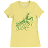 praying mantis Ladies Fitted T-Shirt