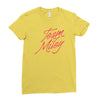 team miley Ladies Fitted T-Shirt