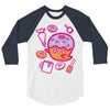 donut ghost baking 3/4 Sleeve Shirt