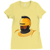 robo t Ladies Fitted T-Shirt