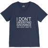 dont understand ignorance V-Neck Tee