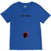 i'm fine gunshot V-Neck Tee