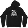 white ink camping is in tents funny Unisex Hoodie