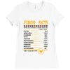 Virgo Facts Zodiac Ladies Fitted T-Shirt