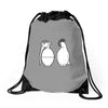 peace and hate can you tell the difference Drawstring Bags