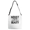 nerd.. Adjustable Strap Totes