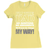 i'm the dad Ladies Fitted T-Shirt