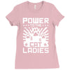 power to the cat ladies Ladies Fitted T-Shirt