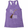 yes i can drive stick Racerback Tank