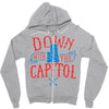 down with the capitol Zipper Hoodie