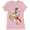 revenge of the damsels Ladies Fitted T-Shirt