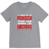 please drag across the finish line V-Neck Tee
