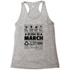 Born In March Racerback Tank