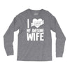 i love my awesome wife Long Sleeve Shirts