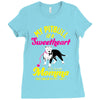 my pitbull is a sweetheart Ladies Fitted T-Shirt