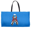 carcinoid cancer ribbon and rose Weekender Totes