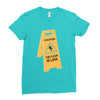 the floor is lava Ladies Fitted T-Shirt