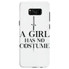 a girl has no costume (black) Samsung Galaxy S8