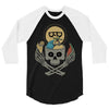 summer skull 3/4 Sleeve Shirt