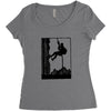 adventure clambing Women's Triblend Scoop T-shirt
