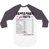 September Girl Facts Libra 3/4 Sleeve Shirt