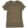 yes wow diva length check Ladies Fitted T-Shirt