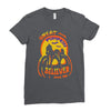 great pumpkin believer halloween Ladies Fitted T-Shirt