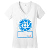 aperture science volunteer Women's V-Neck T-Shirt