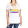 lightsaber rainbow Ladies Curvy T-Shirt