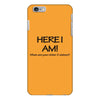 funny t shirt here i am! what are your other two wishes rude tee offen iPhone 6/6s Plus Case