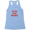 vote for pedro ringer t shirt napoleon dynamite ninja skills Racerback Tank