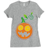 pumpkin! Ladies Fitted T-Shirt