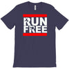 free running parkour run free T-Shirt