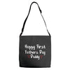 Happy First Father's Day Daddy Adjustable Strap Totes