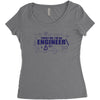i'am cool engineer trust me Women's Triblend Scoop T-shirt