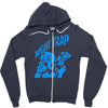 new retro night trap Zipper Hoodie