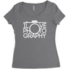 i love photography best trending Women's Triblend Scoop T-shirt