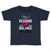 Reading Yoga Wine Balance Toddler T-shirt