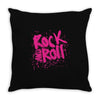 rock music r2 Throw Pillow