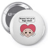 Mommy, Let's Go to Yoga Class! Pin-back button